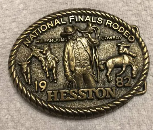 NFR All Around Cowboy Hesston Buckle