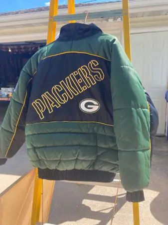 Large Green Bay Packer Jacket