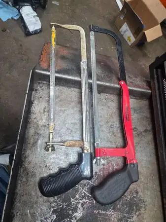 2 hacksaws