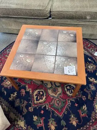 MCM Danish tile coffee table (#1036)