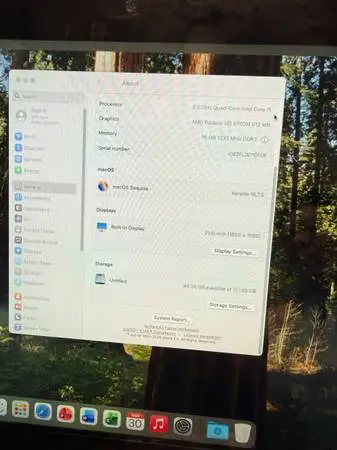 Apple  iMac core i5 cpu, ssd drive, 16Gb ram, Microsoft office 2024