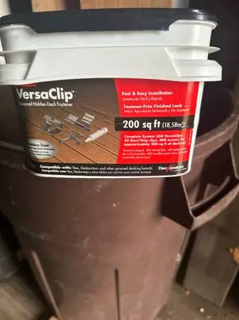 Pneumatic fasteners & hidden deck fasteners