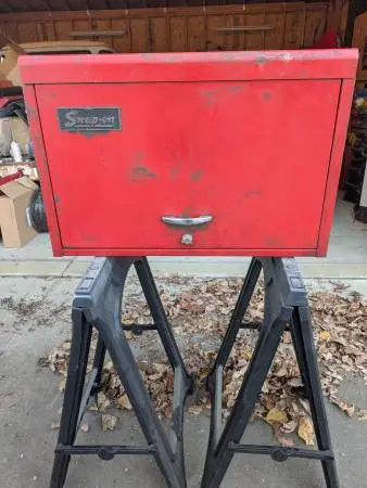 Vintage Snap-On 9 Drawer KRA 59B Tool Chest W/Key