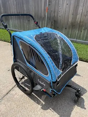 (Used) Sepnine Kids Bike Trailer 2 in 1and Stroller