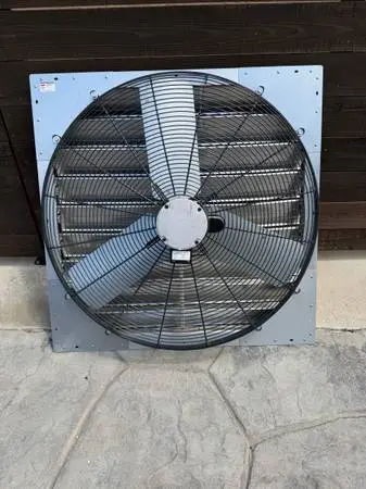New Dayton 36” in 1 speed shutter mounted exhaust fan 484x50 commercia