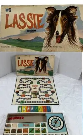 Vintage 1965 LASSIE Board Game CBS TV Series
