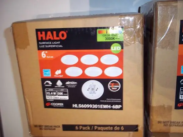 Cooper Lighting 6 HALO Surface Lights