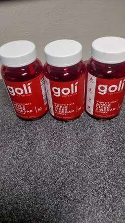 Goli apple cider vinegar gummies worlds first! 60 * 3 180