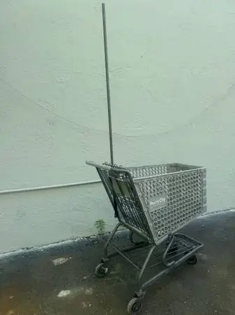 Shopping Carts Supermarket 21 anti theft post stick