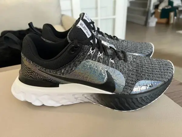 Nike React Infinity Run Flyknit 3 Shoes Womens Size 10 Black