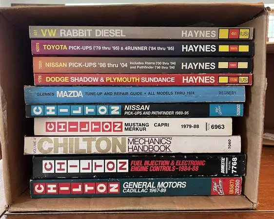Numerous Auto Repair Manuals - Mostly Chilton and Haynes