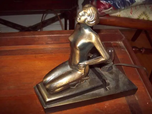 MOST UNIQUE!!Vintage Nude Girl Lamp-Works Fine