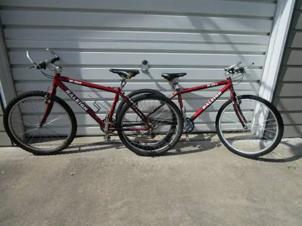 2 Raleigh Mountain Bikes