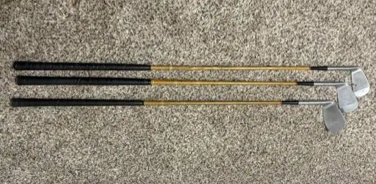 1930s Macgregor/Ben Hogan Texan 1322 Golf Clubs 4,7 and 9 Irons