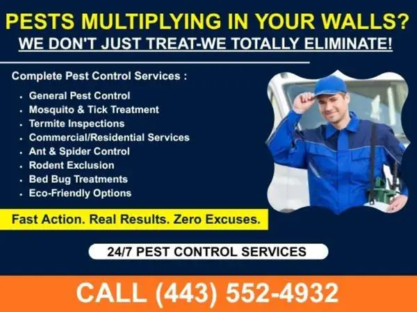 🛑 FAST, RELIABLE PEST CONTROL – BALTIMORE 🛑