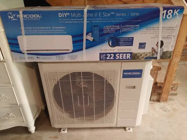 Mr Cool New  HVAC with two New Heat Pump Air Handlers