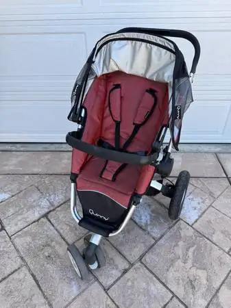 Quinny Buzz 3-Wheel All-Terrain Stroller (Red)