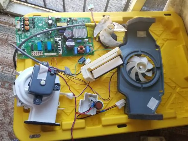 Kenmore Fridge Refrigerator Parts, Big Chip , Blower , Fan , Actuator