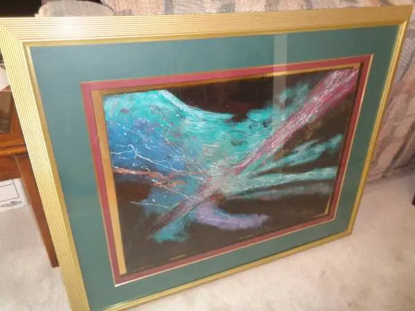 Vintage Stephen Kaye Abstract Art