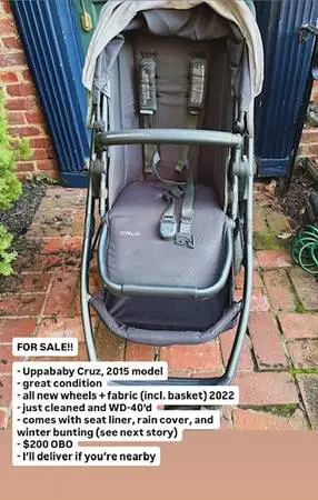Uppababy Stroller.  Great Condition