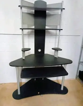 🖇️📁 Calico Designs Arch Corner Desktop Desk! 📆🖥️