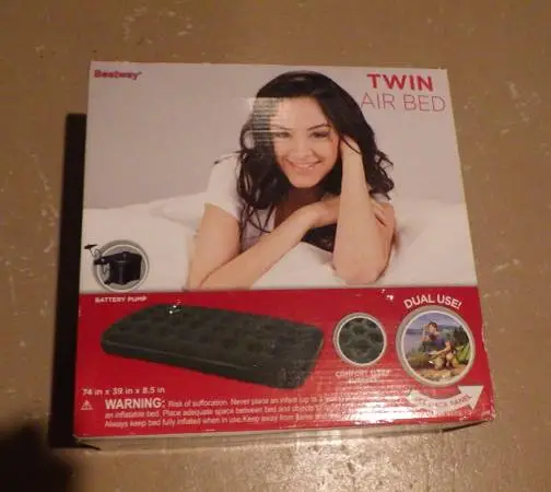 Air Mattress= Twin Size NIB