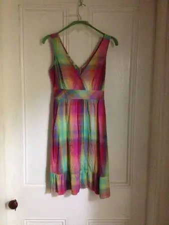 WOMENS  American Rag SUN DRESS 100% COTTON SIZE SMALL OR 6