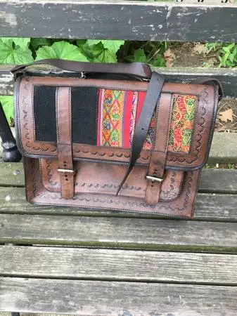 unique mens leather briefcase price reduced