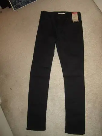 New w Tag Levis Mens 311 Shaping Skinny Jeans Black