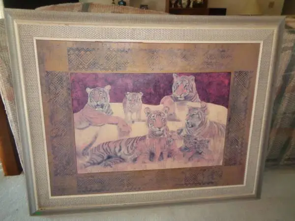 Tiger Family Art