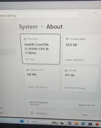 11th Gen 32GB 512GB SSD Core i5 Lenovo ThinkPad T14 Win 11P O365 14