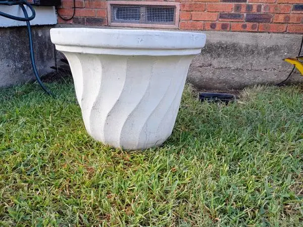 Gorgeous Pure Concrete Flower Pot!