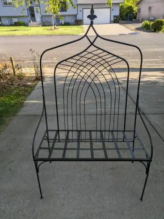 Wrought Iron Bench