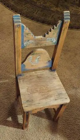 Southwest style Folk Art Childs Chair