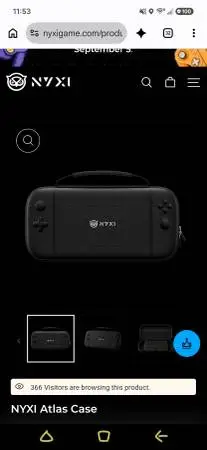 Switch Two carrying case NYXI