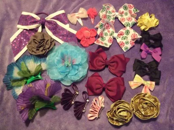 Hair Bows, Hair Clips and Barrettes