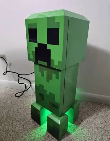 Practically New Minecraft Green Creeper Body 2-Door Fridge!