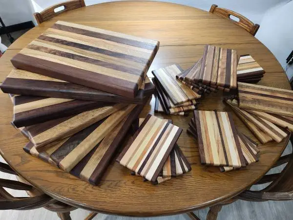 Beautiful Handmade Hardwood Cutting boards