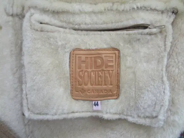 HIDE SOCIETY GENUINE SHEEPSKIN COAT