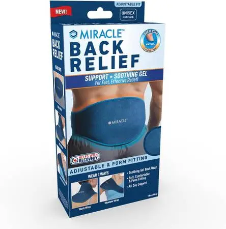 Miracle Back Relief Gel-Infused Compression Wrap-retails for $25