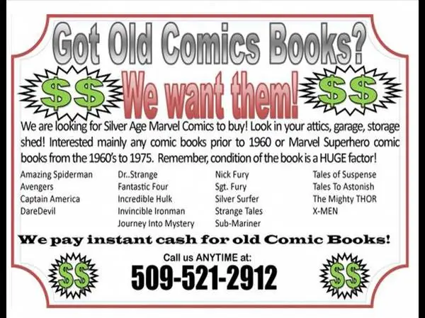 OLD COMIC BOOKS WANTED