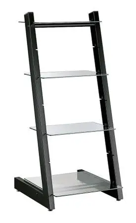 Bello Brand Staircase-Style AV Electronics Rack: Holds 300 Pounds