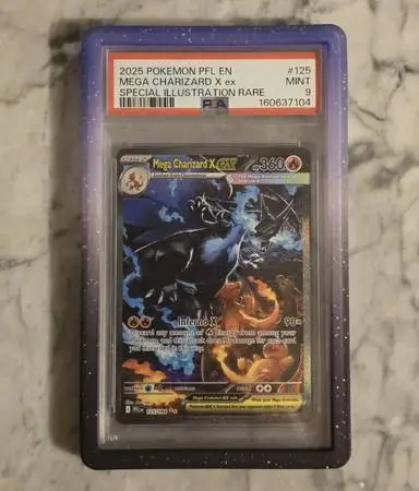 Mega Charizard X ex 125/094 SIR PSA 9