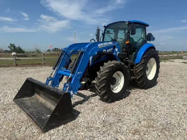 New Holland T4.105 4x4 Tractor with Cab and Loader