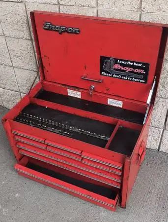 🧰 Snap On Tools 9-Drawer 26 Top Chest TOOLBOX 🧰