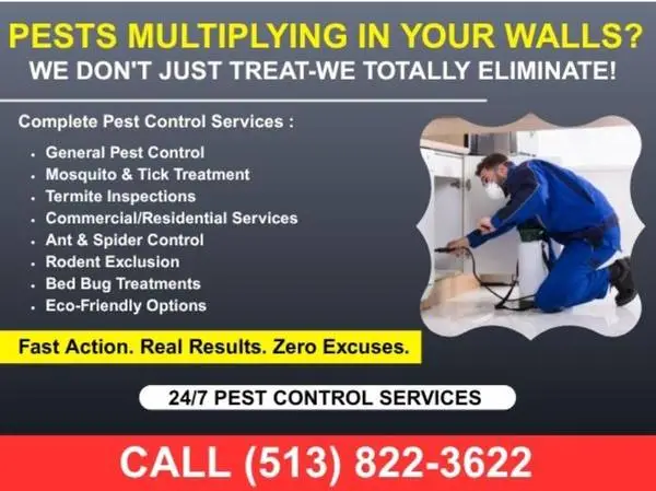 🐜 CINCINNATI PEST CONTROL SERVICES – FAST, RELIABLE & AVAILABLE 24/7!