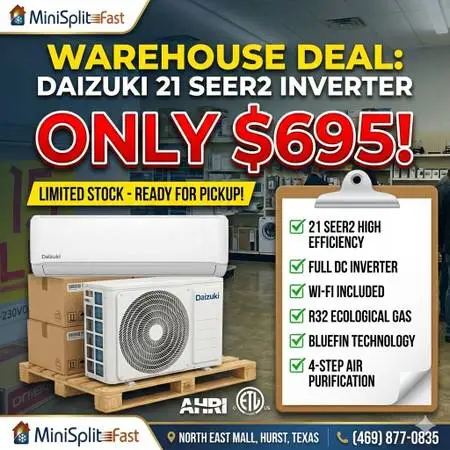 Minisplit Air conditioner,  AC