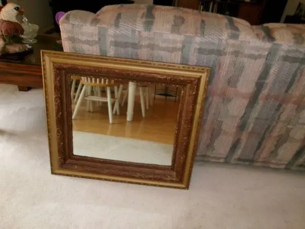 Antique Victorian Ornate Frame Mirror