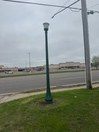 Antique lights and poles