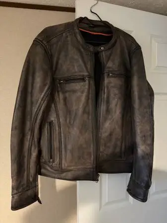 Mens leather jacket